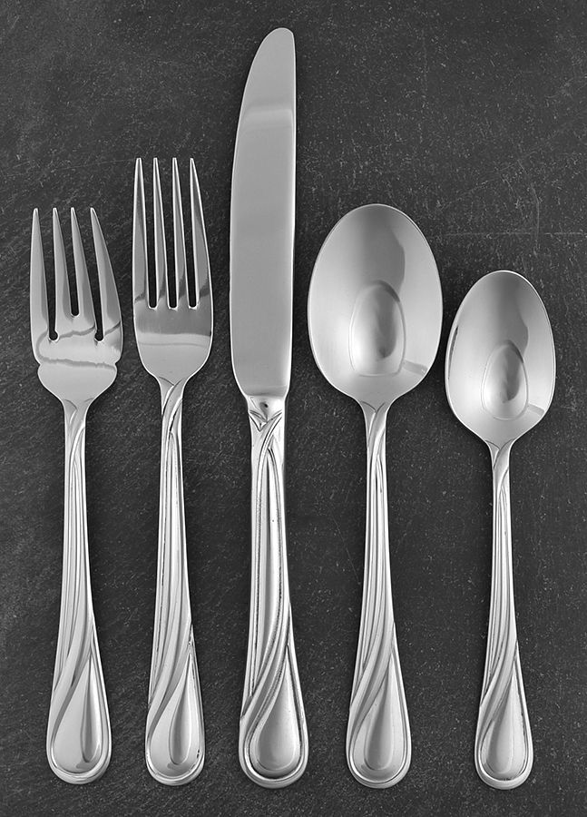 Glennbrook (Stainless) 5 Piece Place Setting by Pfaltzgraff-1