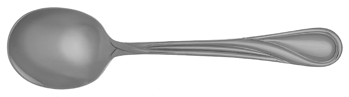 Glennbrook (Stainless) Round Bowl Soup Spoon (Cream Soup) HC by Pfaltzgraff-1