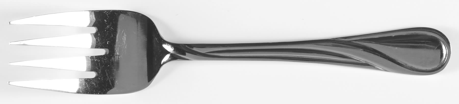 Glennbrook (Stainless) Medium Solid Cold Meat Serving Fork by Pfaltzgraff-1