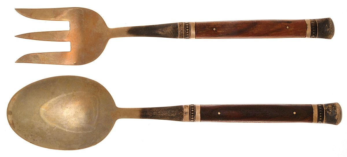 Rosewood (Bronze) Solid Serving Set by Pottery Barn-1