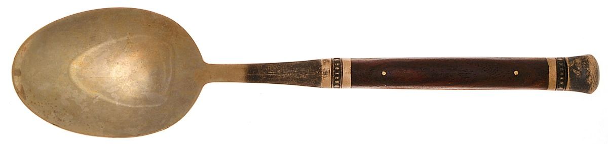 Rosewood (Bronze) Solid Serving Spoon by Pottery Barn-1