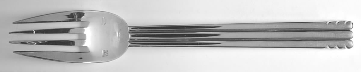 Nantes (Silverplate) Fork by Puiforcat-1