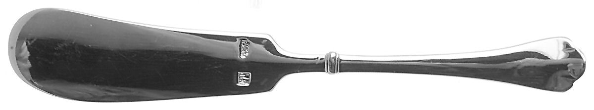 Cardinal (Silverplate) Flat Handle Butter Spreader by Puiforcat-1