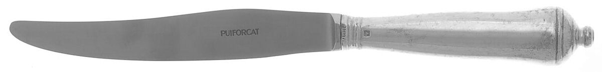 Cardinal (Silverplate) Dessert/Luncheon Knife with Stainless Blade by Puiforcat-1