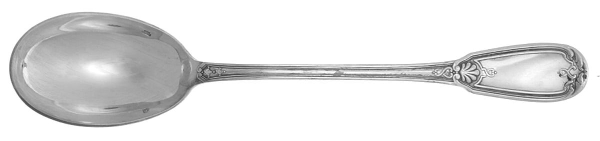 Lavalliere (Silverplate) Solid Salad Serving Spoon by Puiforcat-1