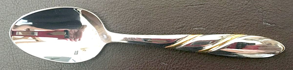 Golden Crosscreek (Stainless) Teaspoon by Pfaltzgraff-1