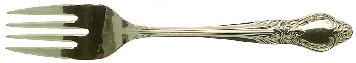Antoinette (Gold Electroplate) Individual Salad Fork by Present-1