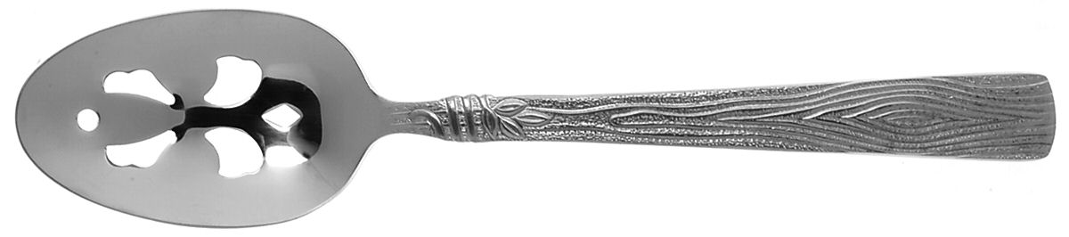 Naturewood (Stainless) Pierced Tablespoon (Serving Spoon) by Pfaltzgraff-1