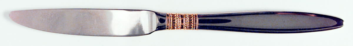 Golden Madrid (Stainless, Gold Accent) New French Solid Knife by Pfaltzgraff-1