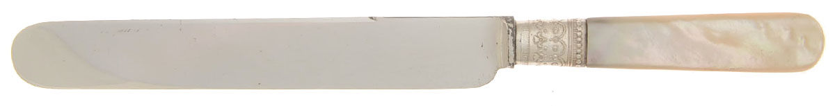 Flatware (Plated Bolster) Knife-Old French/Hollow by Pearl Handle-1