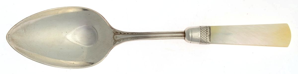 Flatware (Plated Bolster) Place/Oval Soup Spoon by Pearl Handle-1