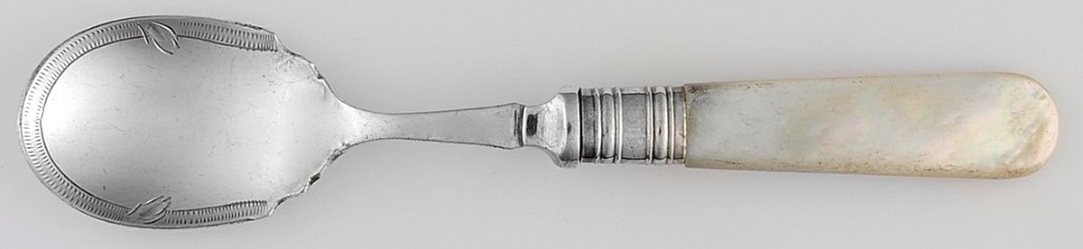 Flatware (Plated Bolster) Sugar Spoon by Pearl Handle-1
