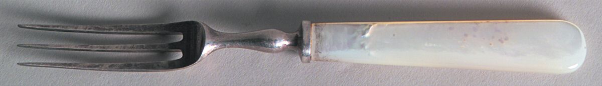 Flatware (Plated Bolster) Individual Berry Fork by Pearl Handle-1