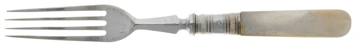 Flatware (Plated Bolster) Youth Fork by Pearl Handle-1