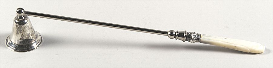 Flatware (Plated Bolster) Silverplate Candle Snuffer by Pearl Handle-1