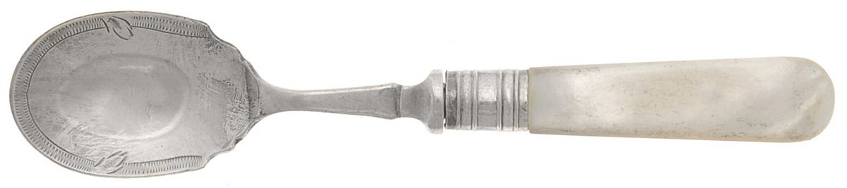 Flatware (Plated Bolster) Sugar Spoon by Pearl Handle-1