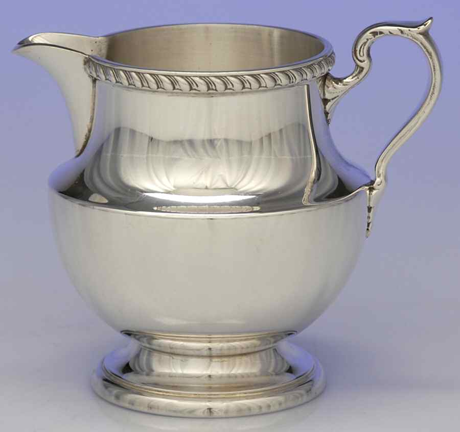 Georgian (Sterling, Hollowware) Creamer by Poole Silver -1