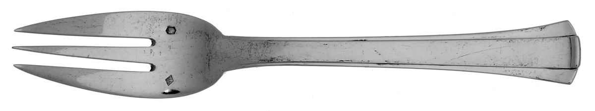 Papyrus (Sterling) Pastry Fork by Puiforcat-1