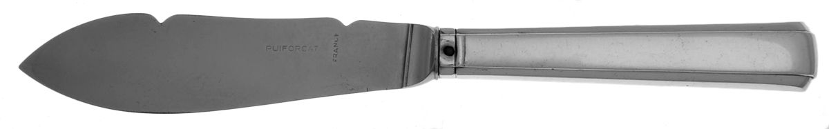 Papyrus (Sterling) Individual Fish Knife with Stainless Blade by Puiforcat-1