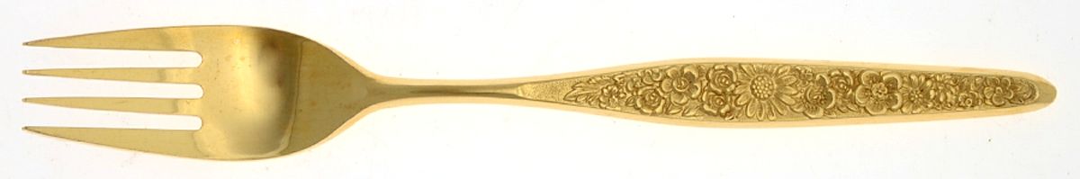 Golden Marguerite (Gold Electroplate) Fork by Present-1