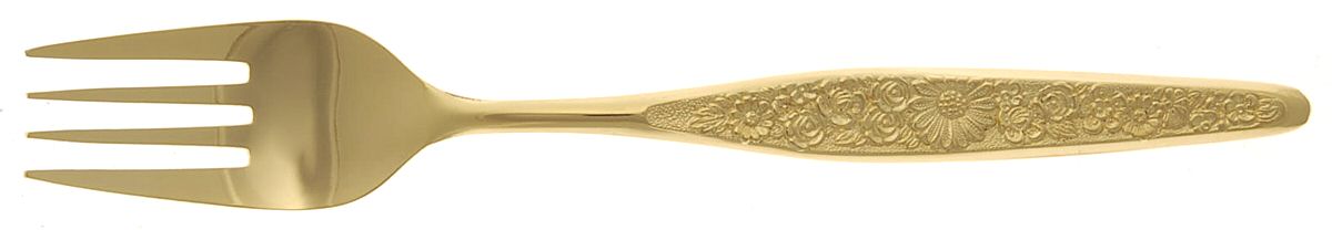 Golden Marguerite (Gold Electroplate) Individual Salad Fork by Present-1
