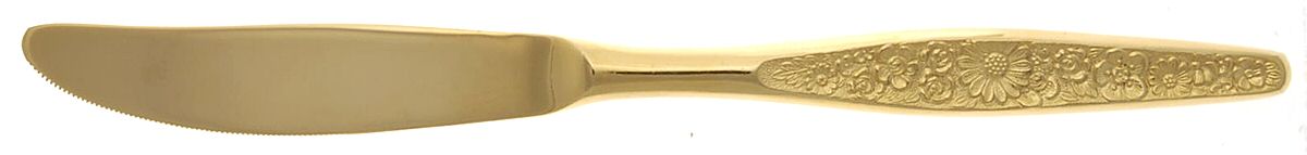 Golden Marguerite (Gold Electroplate) Modern Solid Knife by Present-1
