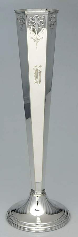 Silverplate Hollowware 20" Vase by Pairpoint Mfg Co-1