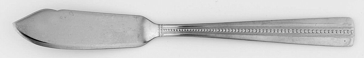 Strand (Stainless) Flat Handle Master Butter Knife by Pfaltzgraff-1