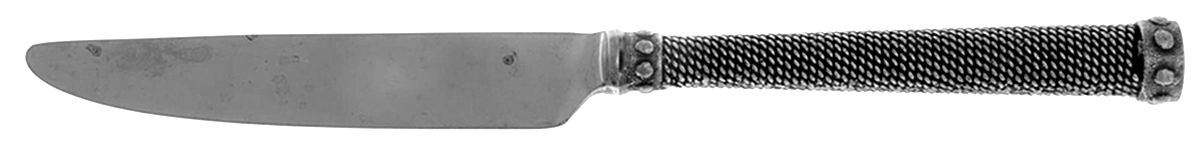 Antique Rope (Stainless) New French Solid Knife by Pottery Barn-1