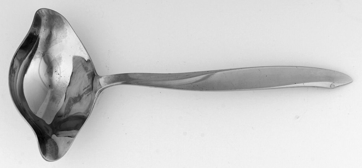 PTC6 (STAINLESS) 2 Spout Gravy Ladle-Solid Piece by Present-1