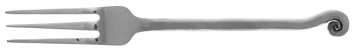 PII8 (STAINLESS) Solid Serving Fork by Pier 1-1