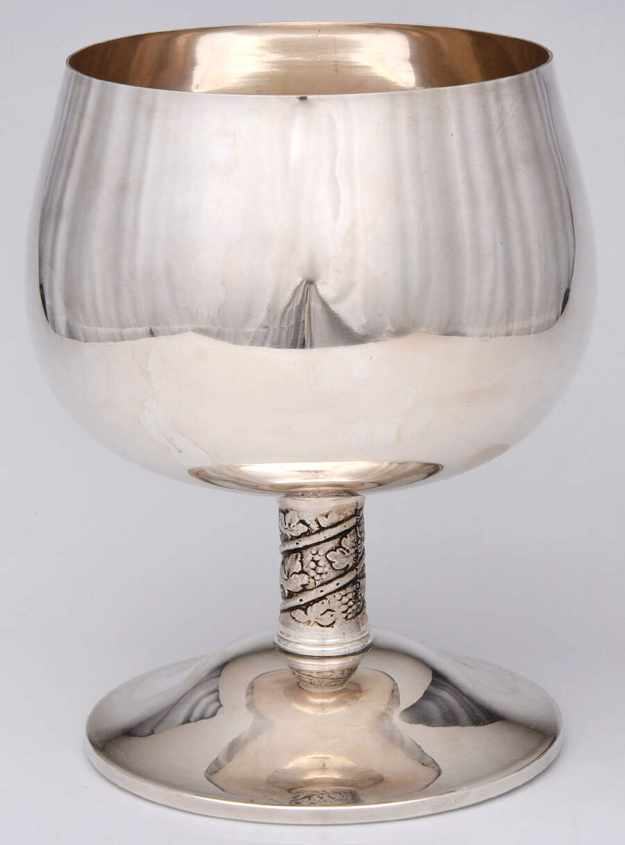 PLO1 (SILVERPLATE, HOLLOWWARE) Punch Bowl by Plator-1