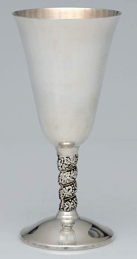 PLO1 (SILVERPLATE, HOLLOWWARE) Water Goblet by Plator-1