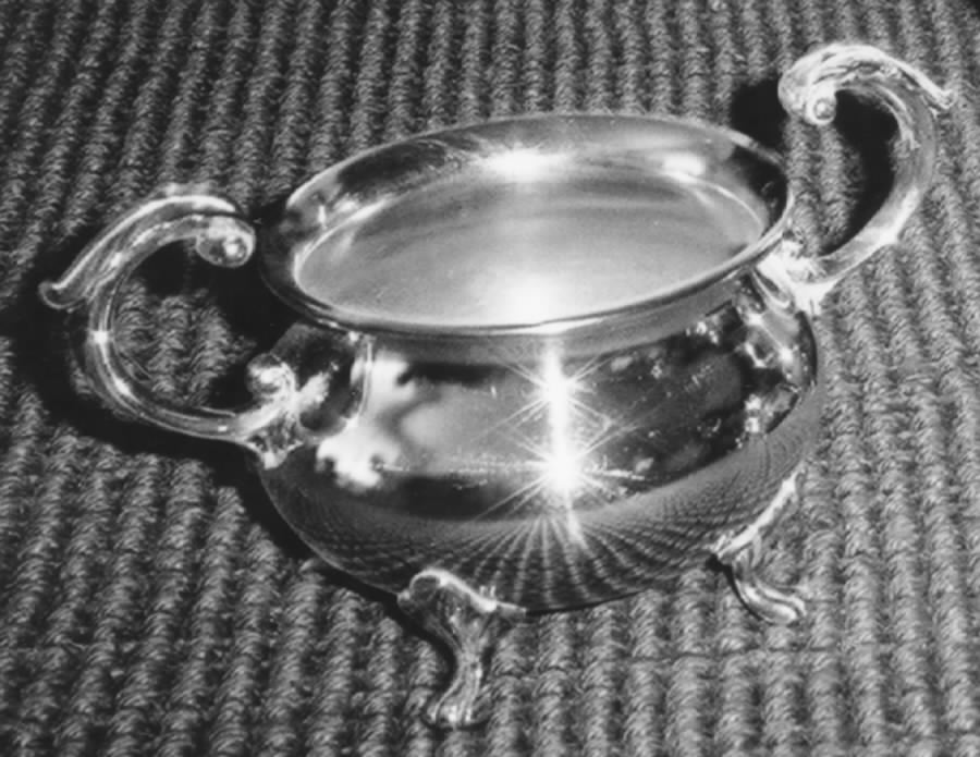 110 (Silverplate, Hollowware) Sugar Bowl No Lid by Poole Silver -1