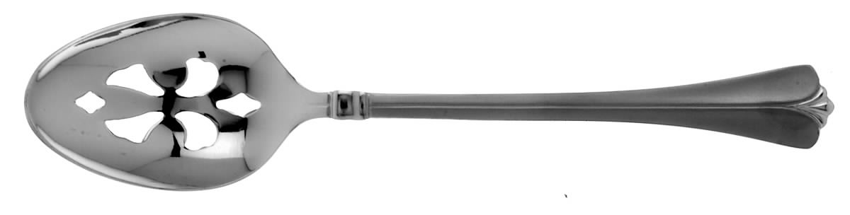 Satin Wentworth (Stainless) Pierced Tablespoon (Serving Spoon) by Pfaltzgraff-1