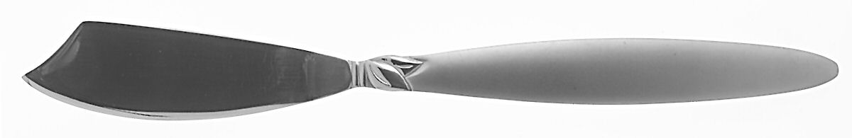 Satin Laurel (Stainless) Flat Handle Master Butter Knife by Pfaltzgraff-1
