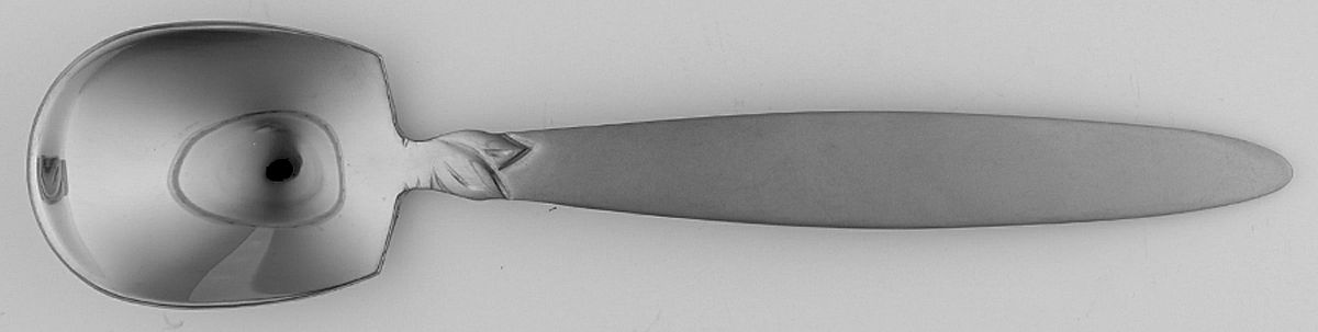 Satin Laurel (Stainless) Sugar Spoon by Pfaltzgraff-1