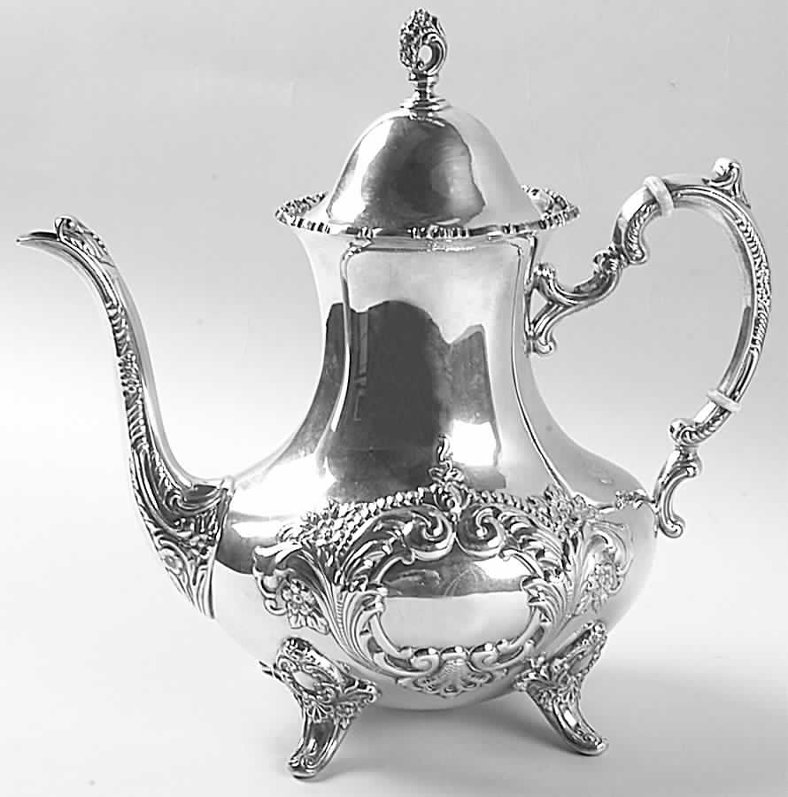Crest of Windsor (Sterling, Hollowware) Coffee Pot by Poole Silver -1