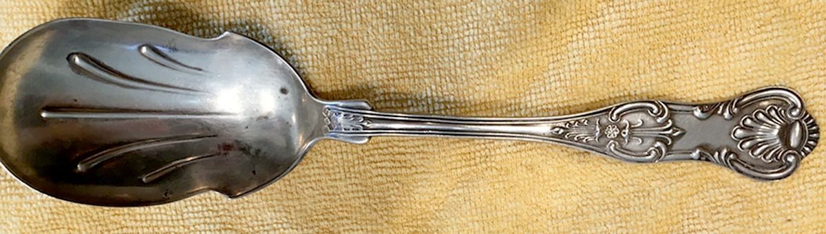 PKD2 (Sterling) Solid Serving Spoon by Peter L. Krider-1