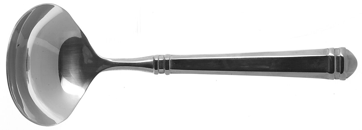 Hannah (Stainless, 18-8) Solid Gravy Ladle by Pfaltzgraff-1