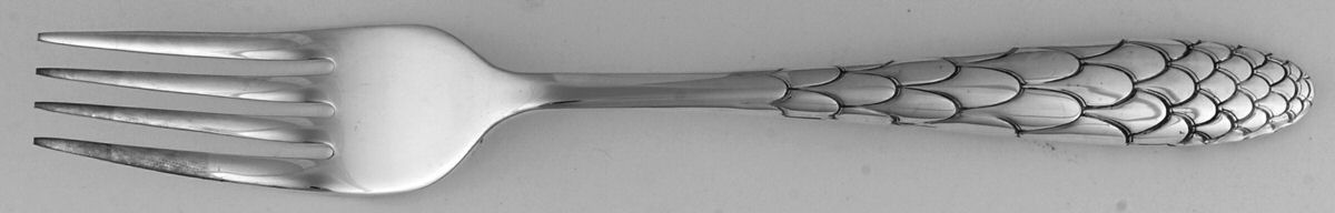 Fishscale (Silverplate) Fork by Pottery Barn-1