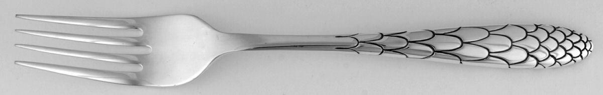 Fishscale (Silverplate) Individual Salad Fork by Pottery Barn-1