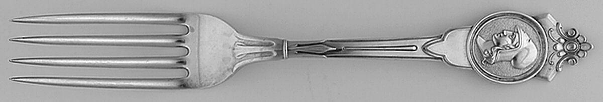 Medallion (Coin, 1867) Fork by Philo B. Gilbert-1