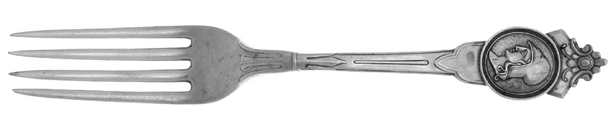 Medallion (Coin, 1867) Fork by Philo B. Gilbert-1