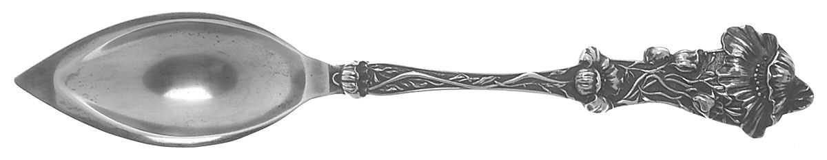 Poppy (Sterling, 1908) Orange Spoon by Paye & Baker Mfg Co-1
