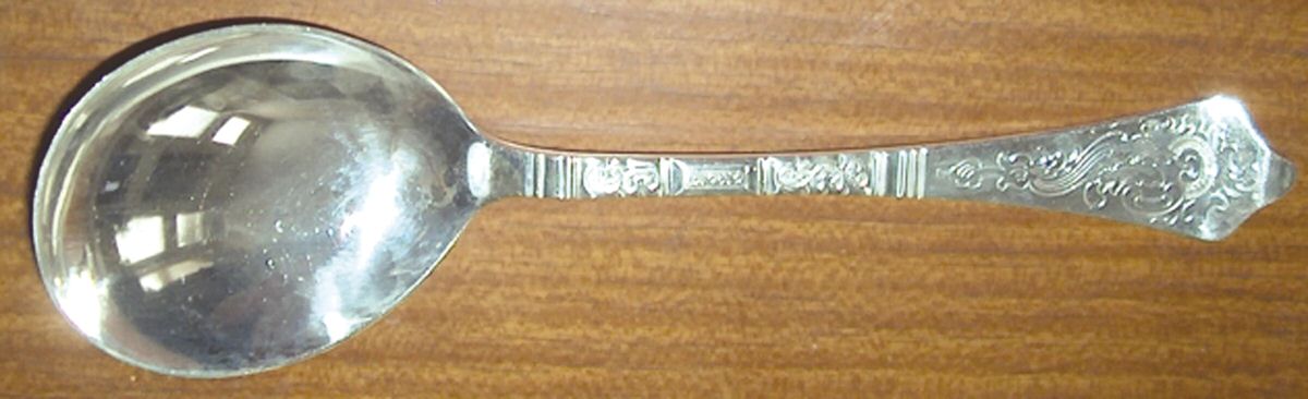PMV1 (Silverplate) Tablespoon (Serving Spoon) by Prima Silver (Sweden)-1