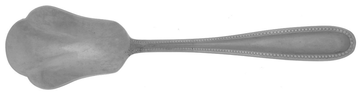 Satin Monaco (Stainless) Sugar Shell Spoon by Pfaltzgraff-1