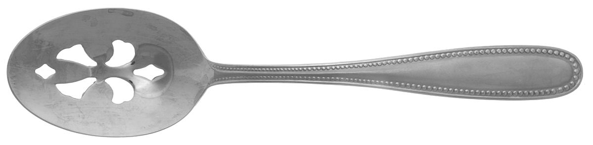 Satin Monaco (Stainless) Pierced Tablespoon (Serving Spoon) by Pfaltzgraff-1
