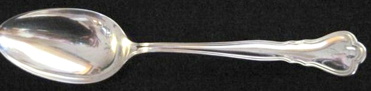 Chippendale (Sterling) Teaspoon by P W Ellis & Co-1