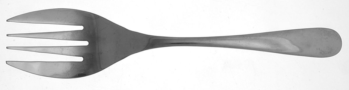 Sonya (Stainless, 18-0) Solid Serving Fork by Pfaltzgraff-1